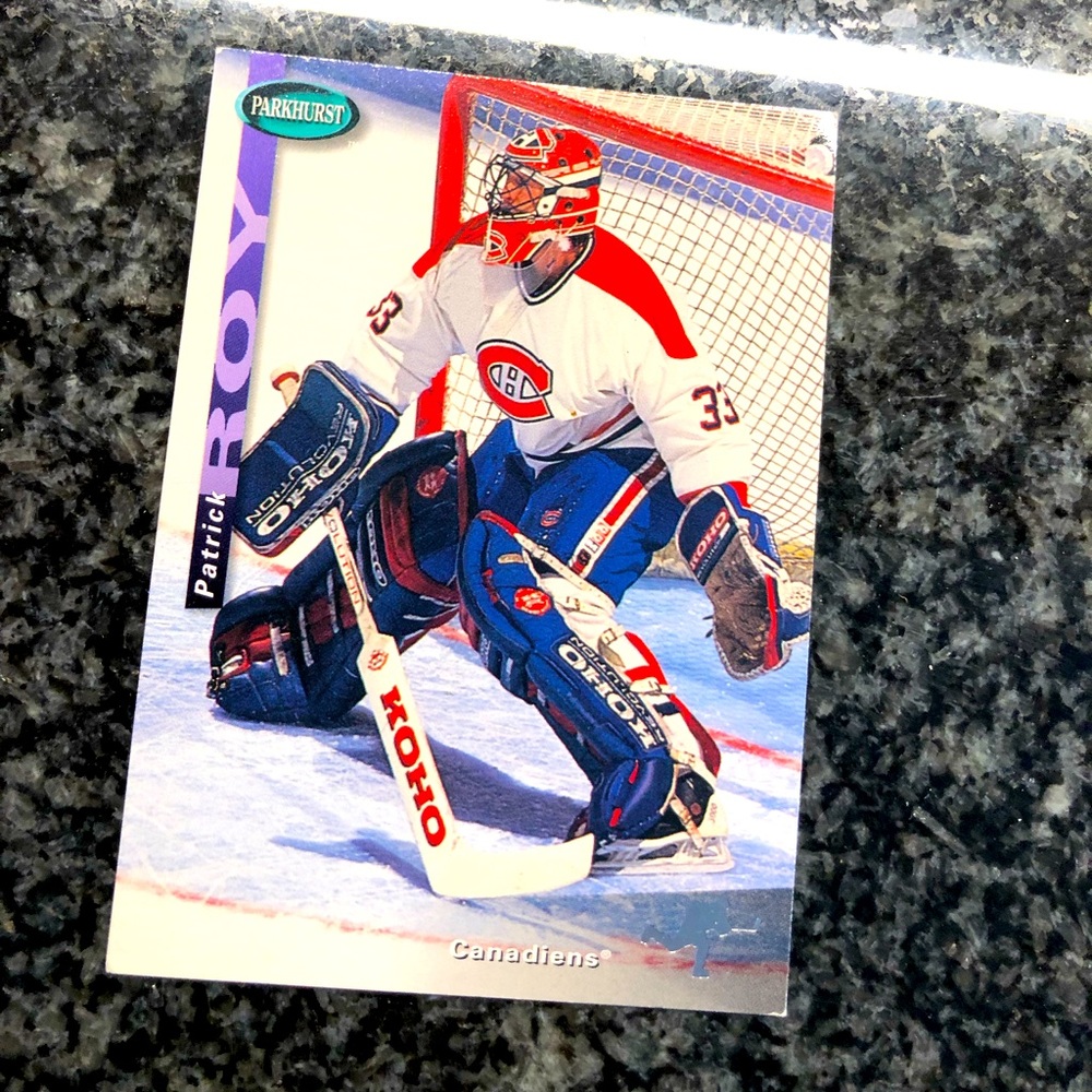 Patrick Roy Parkhurst 1994 #113 Hockey card!!